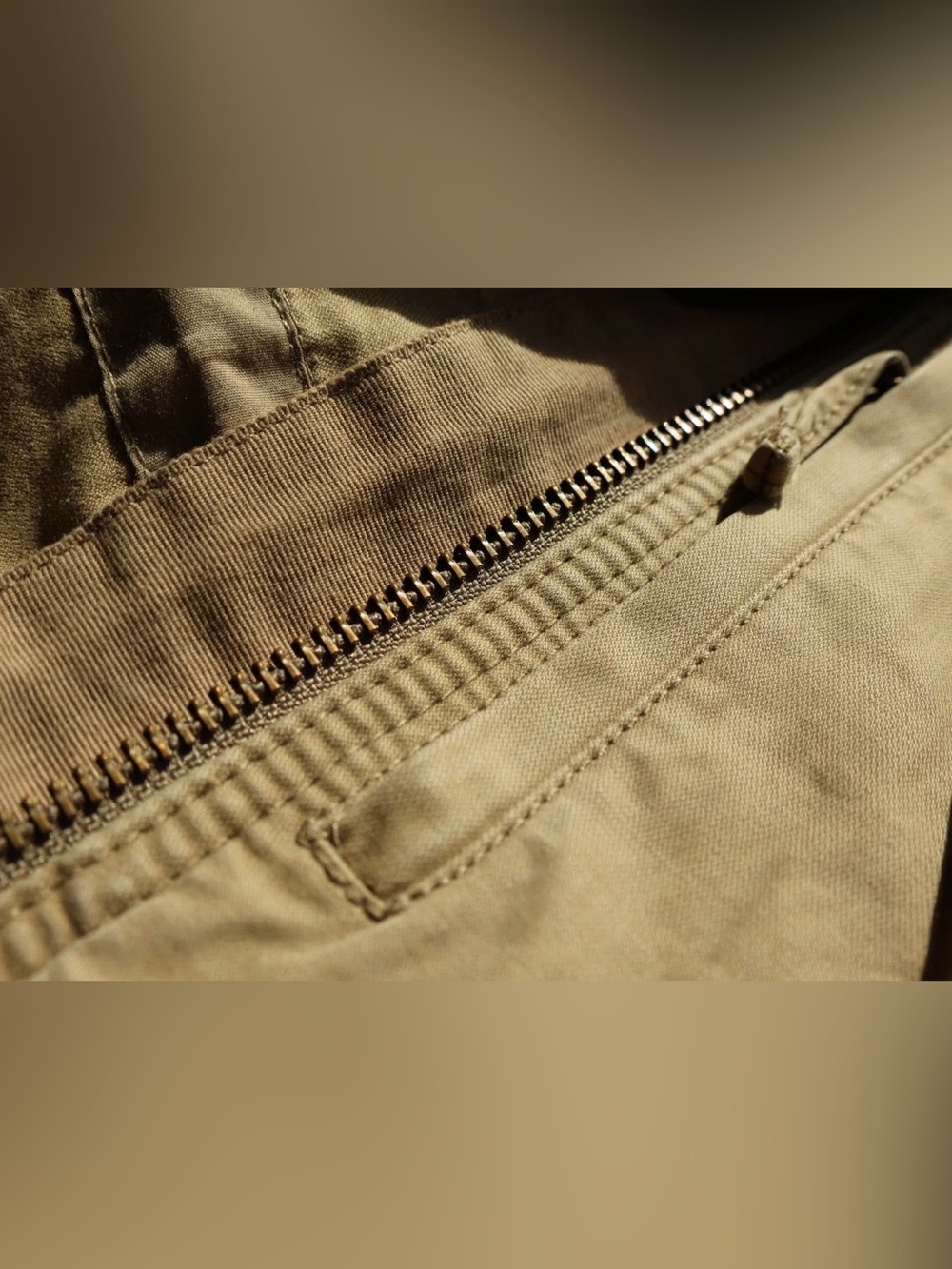 Madewell Fleet Utility Jacket Khaki Beige 100% Cotton Cargo Gorpcore Womens XS - Picture 4 of 16